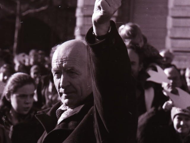 Peace Rally held at the Guildhall Square back in 1996.