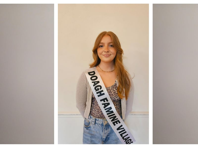 Clonmany Festival Queen finalists.Ellie Cavanagh - Doagh Famine Village