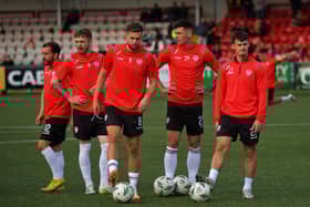 Some of Derry City's attacking players who will be let off the leash against UCD.