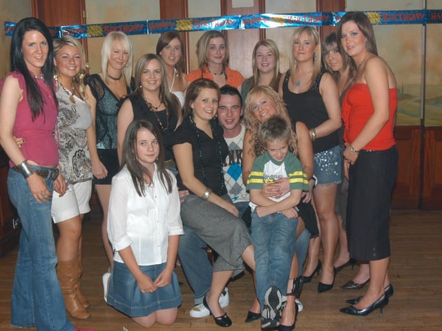 Kevin's 21st birthday party.