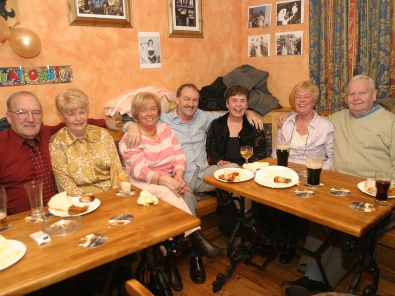 Party celebrations back in 2004: Josephine McBride