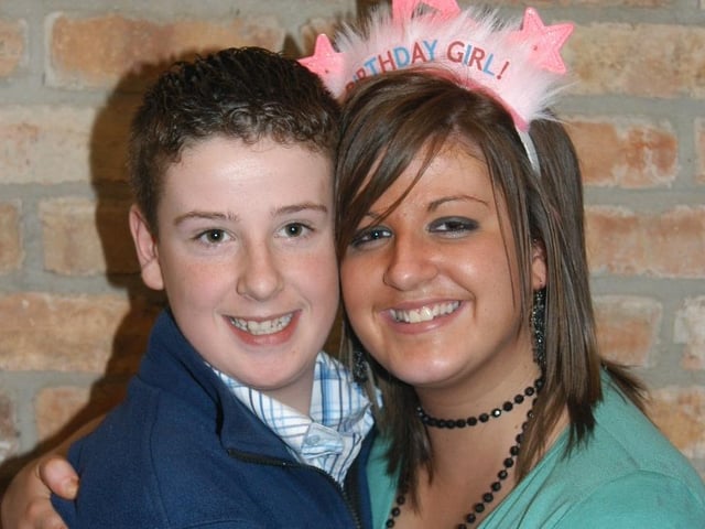 Parties and celebrations in March 2005: Andrea Fallon.