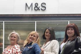 Pictured from left: Angela Lafferty, Christine O'Hagan, Louise McGlinchey and Lesa Taylor.