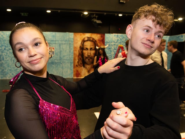 NWRC students' Romeo and Juliet production in the Foyle Theatre. .