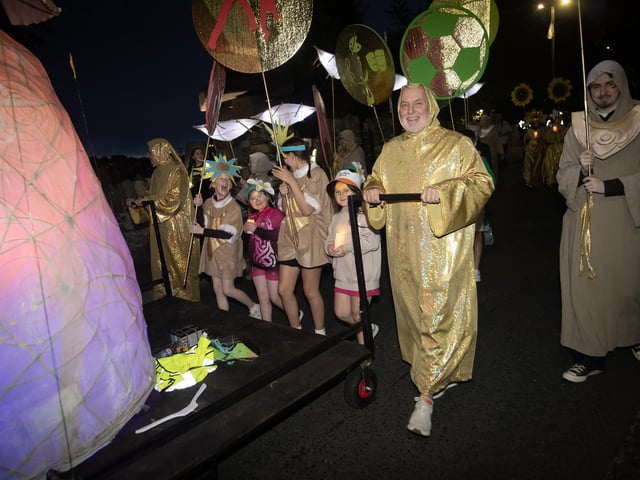 Some of the youngsters (and adults) enjoying the Solas procession on Friday night. (Photos: Jim McCafferty Photography) : .