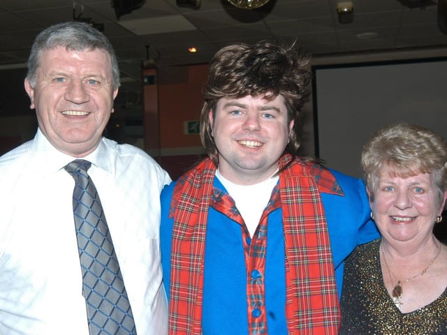Eamon celebrating his 30th birthday 20 years ago.