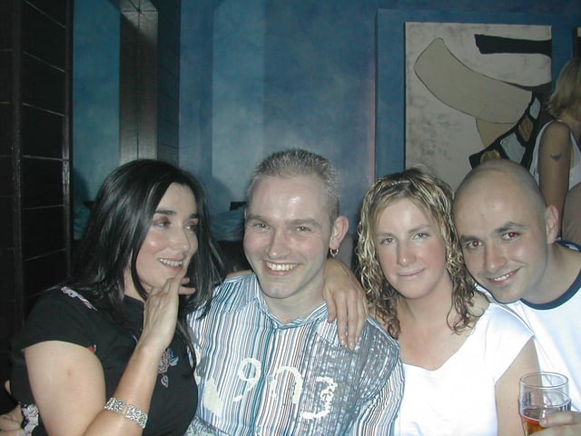 Derry people partying in Da Vinci's in November 2003