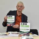 2018: Paul Gosling at the launch of ‘A New Ireland: A Ten Year Plan’. DER5118GS003