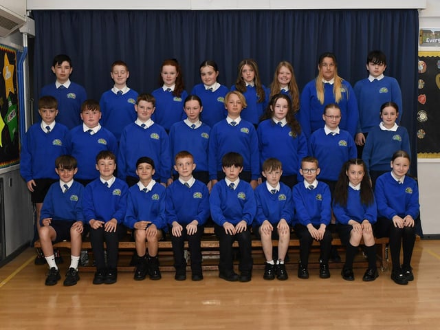 Miss McGinty’s P7 class at St Paul’s Primary School.