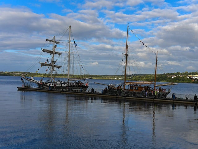 Tall ships at the Foyle Maritime Festival.  Photo: George Sweeney