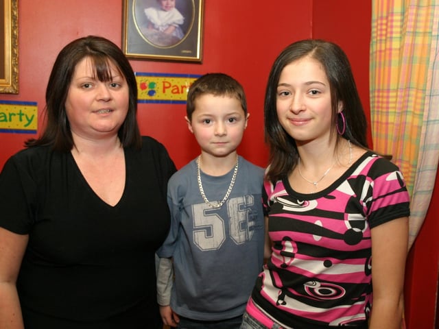 Parties and celebrations back in January 2004: Michaela McCafferty.