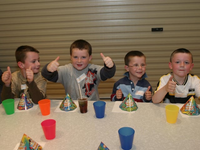 Party celebrations back in June 2004.