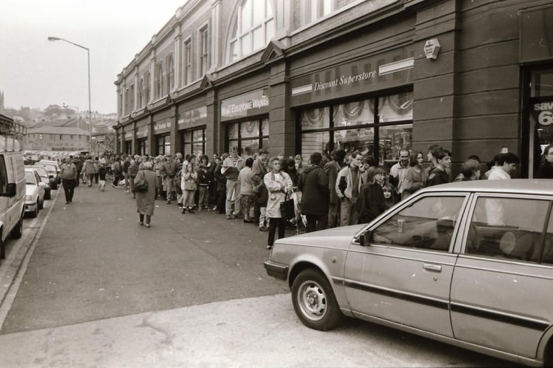 The grand opening of What Everyone Wants, William Street, Derry in autumn 1993.