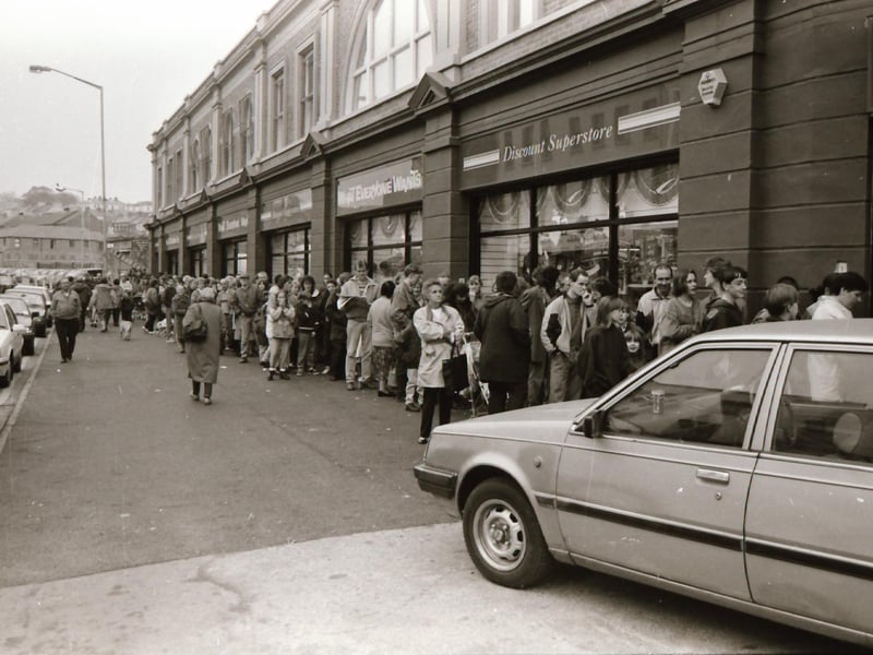 The grand opening of What Everyone Wants, William Street, Derry in autumn 1993.