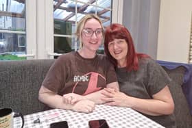 Annette Harkin with her daughter Melissa.