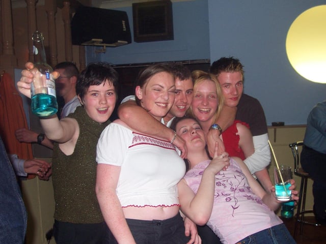Night out in Pepes Derry back in 2002