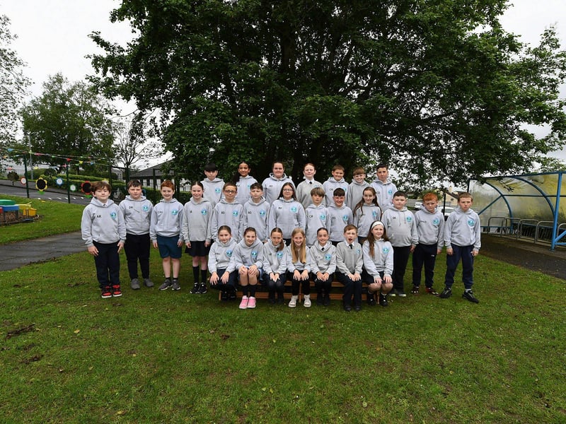 Mrs Whoriskey’s P7 class at Sacred Heart Primary School.