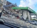 The devastation following the explosion in Creeslough.
