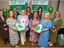 Altnagelvin Parents Support Group Launch Diabetes Starter Packs from left to right are: Altnagelvin Hospital Children’s ward and paediatric diabetes team Caoimhe Harvey, Jo Pilley, Oonagh McGlone, Michelle Bryson, Yvonne Devenney and Jennifer Glenn pictured with Deirdre Cassidy Treasurer, Mayor Sandra Duffy and Lisa Storey Chairperson.
