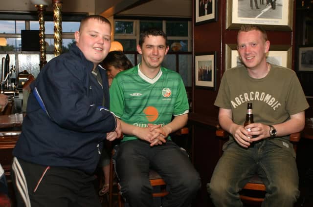 Customers at the Bogside Inn back back in June 2004.