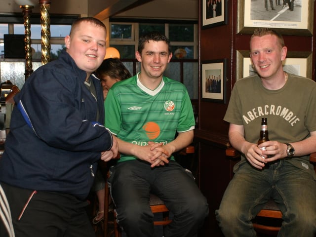 Customers at the Bogside Inn back back in June 2004.