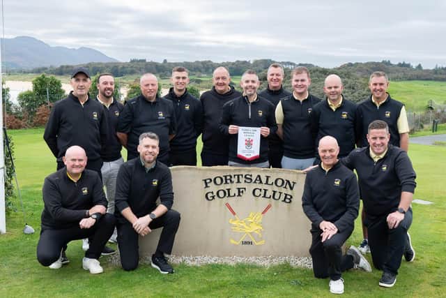 Portsalon GC, back-to-back winners of the Paddy Carr Donegal League.