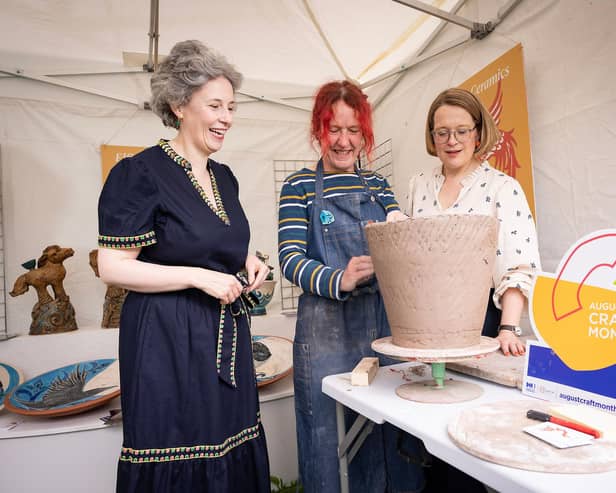 Eleanor Wheeler, Ceramicist with Suzanne Lyle and Katherine McDonald