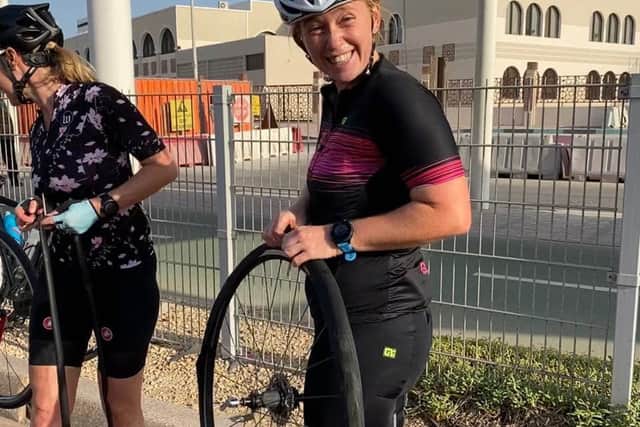 Caina Healey was an avid triathlete and was set to represent the UAE in the Half Ironman World Championships in Finland this year.
