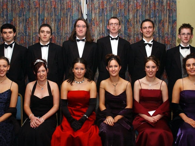 St Columb's College Formal 20 years ago in Derry in 2003