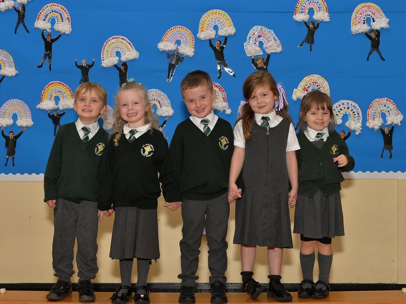 Miss Masterson’s P1 class at St Columba’s Primary School.