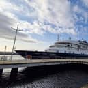 The Hebridean Sky alongside in Derry on Tuesday.