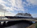 The Hebridean Sky alongside in Derry on Tuesday.