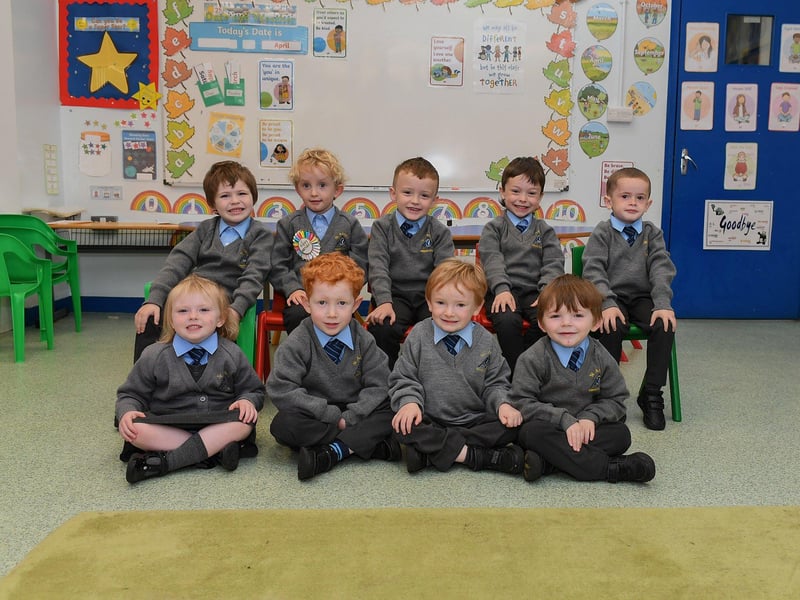 Mrs Kelly’s Primary 1 class at St Anne’s Primary School.