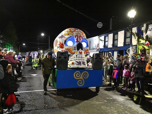 Halloween Parade in Buncrana on Sunday evening. Photograph: George Sweeney