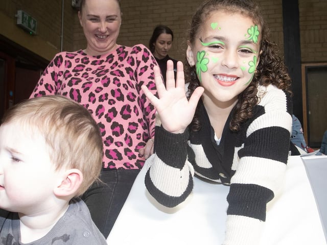 Big smile from Amira Yazid at Saturday's Feile Springtime Shenanigans at Pilot's Row Centre, Derry. : .