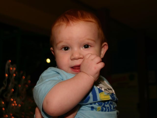 Birthday Boy Jack on his 1st Birthday at the Bowling Alley.