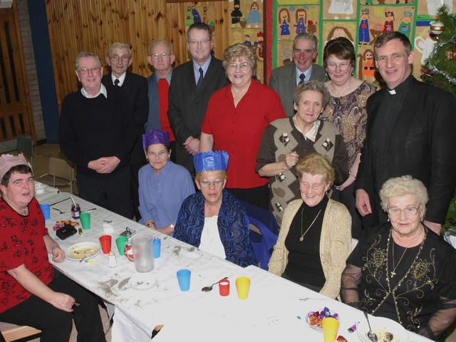 Christmas parties for Derry's senior citizens in December 2003