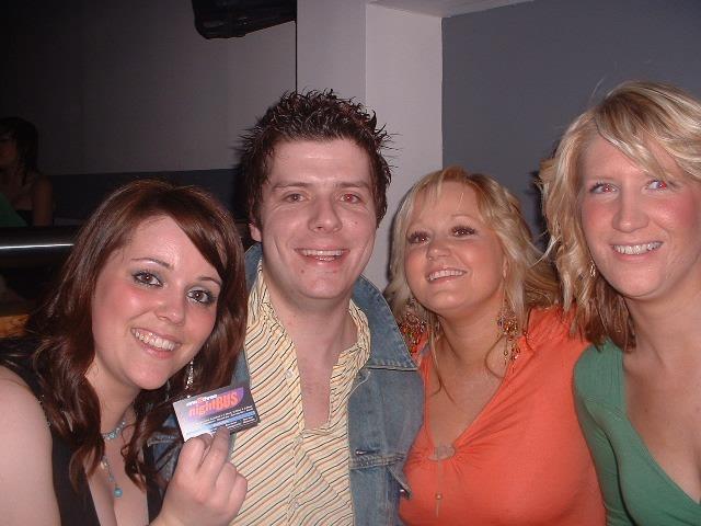 Enjoying a night out in Derry city centre and catching the Ulsterbus nightbus home back in April 2005.
