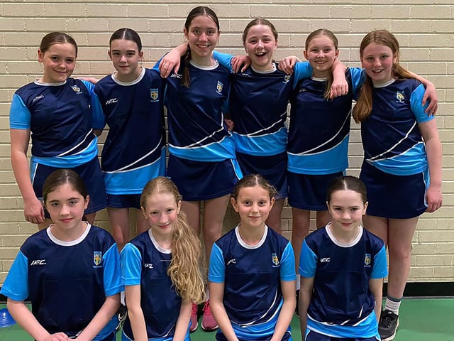 The Hollybush PS netball team - going from strength-to-strength this year.