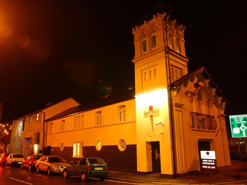 Popular Derry restaurant Quay West back in April 2004.