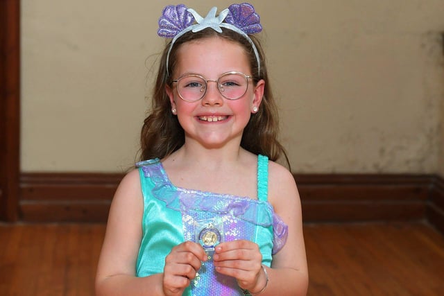 Anna Smith achieved 2nd place in the Musicial Theatre Final aged 8-12 at the Feis Dhoire Cholmcille on Friday at St Columb’s Hall. Photo: George Sweeney.