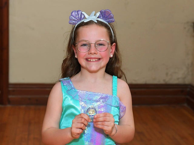 Anna Smith achieved 2nd place in the Musicial Theatre Final aged 8-12 at the Feis Dhoire Cholmcille on Friday at St Columb’s Hall. Photo: George Sweeney.