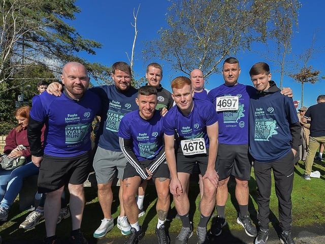 Participants at the annual Foyle Hospice Run/Walk. Photo: George Sweeney