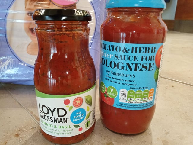 Pasta sauces.