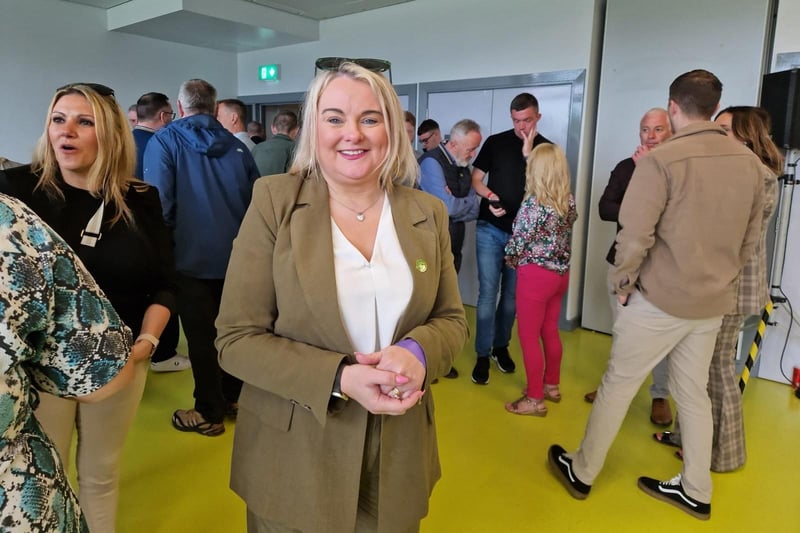 Derry City & Strabane Council Mayor, Sinn Féin Councillor Sandra Duffy tops the poll in Ballyarnett and is deemed elected on the first count.