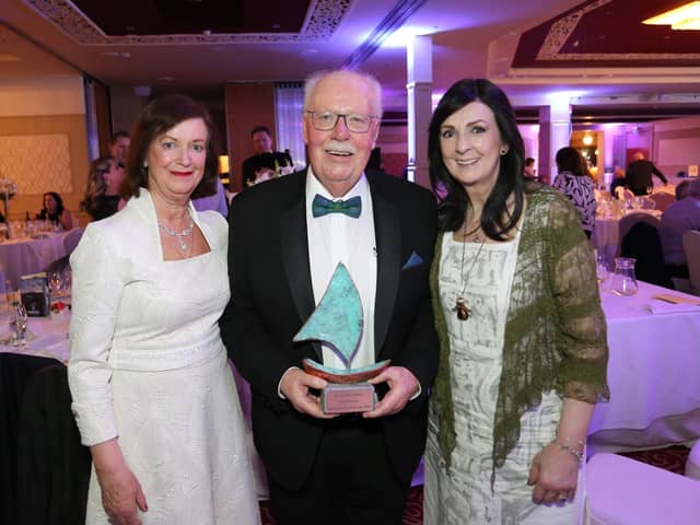 John and Breda McCarter with Moya Brennan.