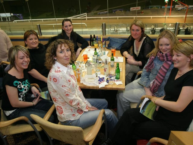 Out and about at the Lifford dog track in early 2004.