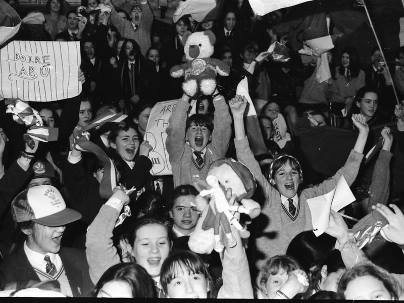 Sam Maguire Cup at Thornhill College.