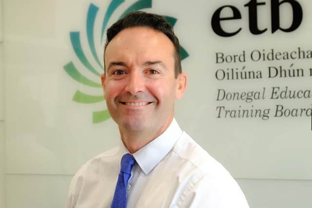 Newly-appointed Deputy Principal of Crana College, Buncrana, Mr Philip McGuinness.