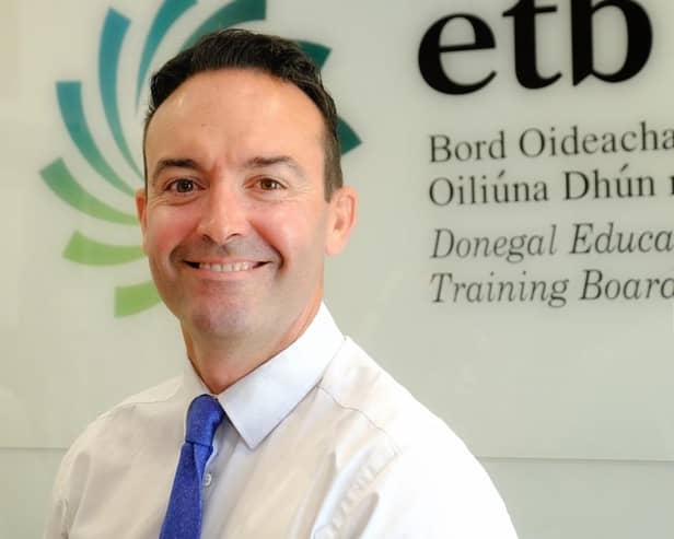 Newly-appointed Deputy Principal of Crana College, Buncrana, Mr Philip McGuinness.
